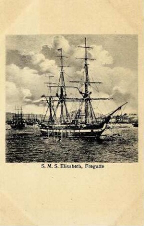 Kriegsmarine - SMS "Elisabeth", Gedeckte Korvette