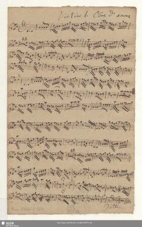 Violino 1. Oboe d'amour.