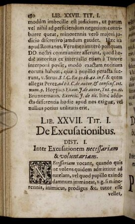 Lib. XXVII. Tit. I. - tit. VII.