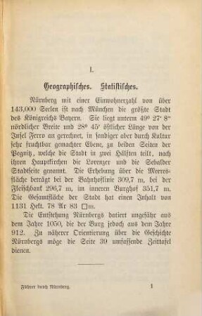 Neuester Führer durch Nürnberg : Mit ausführlichem das ganze Stadtgebiet umfassenden Plane nebst Straßenverzeichnis