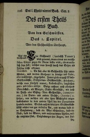 Das vierte Buch, von den Geschwulsten.
