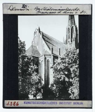 Demmin, St.-Bartholomaei-Kirche : Außenansicht des Chores von Nord-Osten