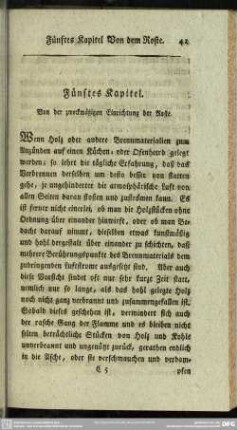 Fünftes Kapitel. Von der zweckmäßigen Einrichtung der Roste