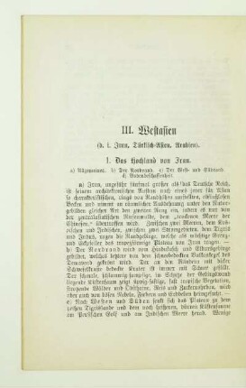 III. Westasien