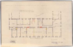 Reichsministerium für Ernährung und Landwirtschaft, Berlin-Mitte Umbau und Erweiterung: Umbau: Grundriss OG 1:100