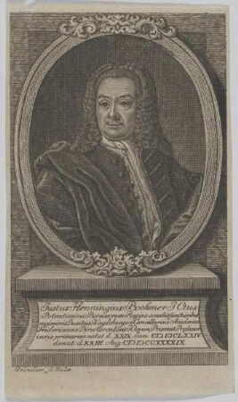 Bildnis des Justus Henningius Böhmer