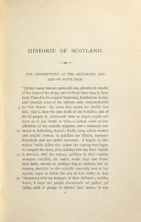 The historie of Scotland, 1