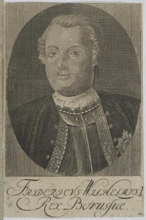 Bildnis des Fridericvs Wilhelmvs I. von Preußen