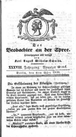 9. Stueck, 4. Maerz 1839
