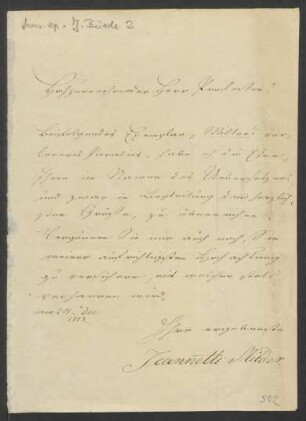 Brief an Carl Friedrich Zelter : 24.12.1823