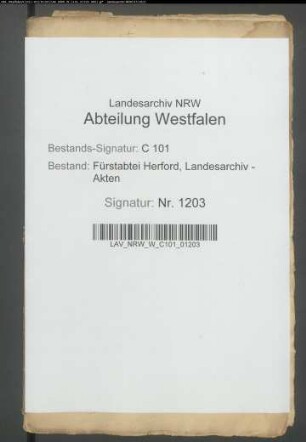 Protokoll der Wahl der Äbtissin Magdalena Gräfin zur Lippe (mit Wahlkapitulation)