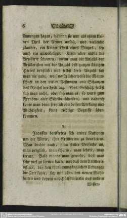 2. [Nothwendigkeit der Artillerieschulen]