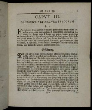 Caput III. De Essentia Et Natura Feudorum.
