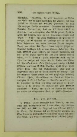 VII. Senegambien