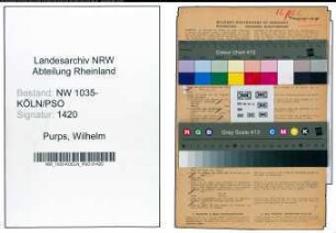 Entnazifizierung Wilhelm Purps , geb. 08.04.1899 (Arbeiter)