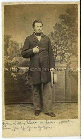 Mann im Gehrock, Carte de Visite
