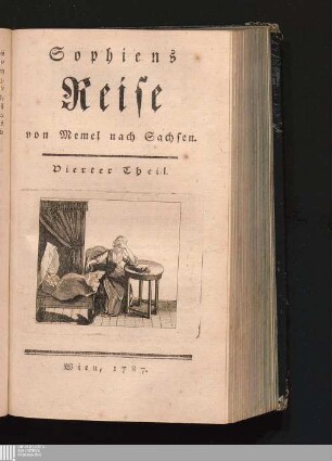 Vierter Theil: Sophiens Reise von Memel nach Sachsen
