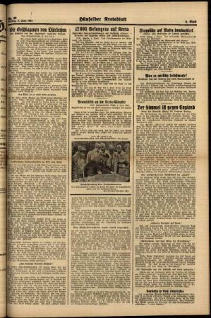 Zweite Ausgabe vom Freitag, den 06. Juni 1941.