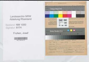 Entnazifizierung Josef Fruhen, geb. 26.03.1896 (Brandmeister)
