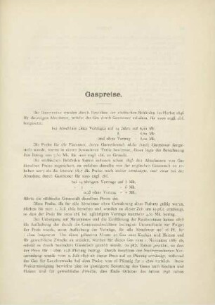 Gaspreise