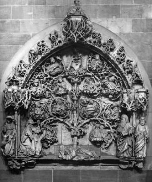 Wurzel Jesse : Wurzel Jesse (1488; C. Seyfer). Worms, Dom Sankt Peter