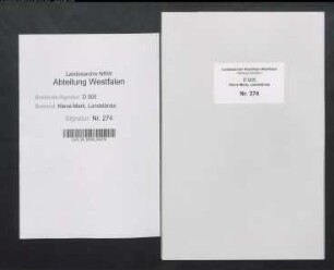 Steuer-Anschlag und Resolution