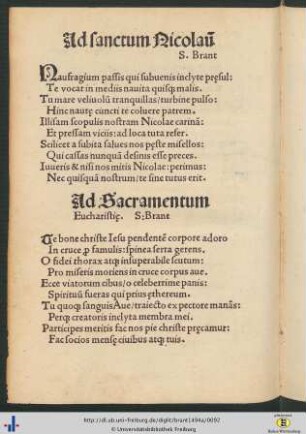 Ad Sacramentum Eucharistiᶒ