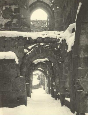 Kloster Oybin, Kreuzgang im Winter