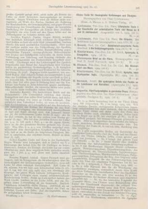 306-307 [Rezension] Harnack, Adolf, Die apokryphen Briefe des Paulus an die Laodicener und Korinther. (Apocrypha IV.)
