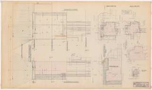 Preußischer Landtag, Berlin Umbau zum »Haus der Flieger«: Saal, Bühne (Tragwerk): Details 1:20
