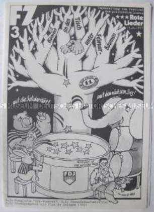 Zeitung zum "Festival des politischen Liedes" 1977