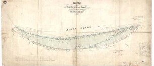 Karte der Golzheimer Insel in der Bürgermeisterei Düsseldorf