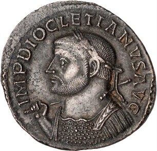 Münze, Nummus, 301 - 303