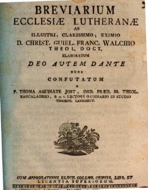 Breviarium Ecclesiae Lutheranæ