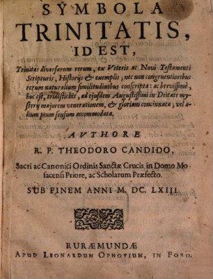 Symbola Trinitatis