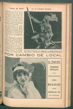 "Juana del Arco" en el Covent Garden