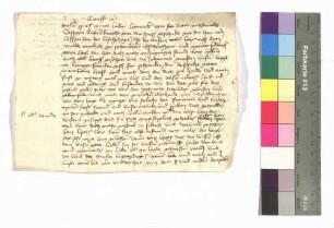 Brief Graf Kraft von Hohenlohe an Horneck von Hornberg.