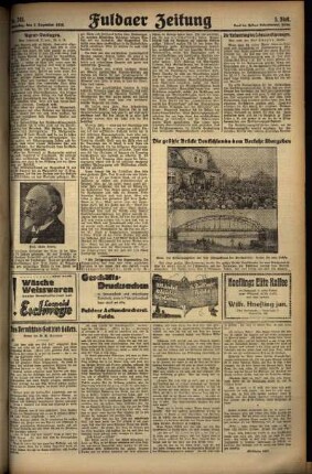 Dritte Ausgabe vom Samstag, den 07. Dezember 1929.