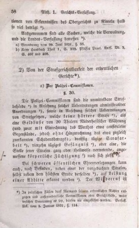 2) Von der Strafgerichtsbarkeit der ordentlichen Gerichte.