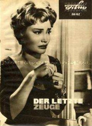 Filmprogramm: Der letzte Zeuge
