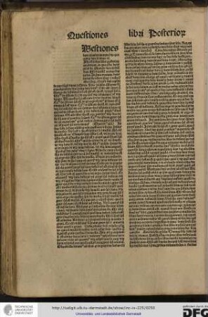 Iste est secundus liber posteriorum analeticorum, in quo philosophus determinat de questionibus vere scibilibus.