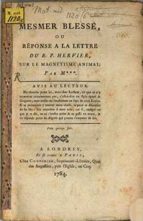Mesmer bléssé
