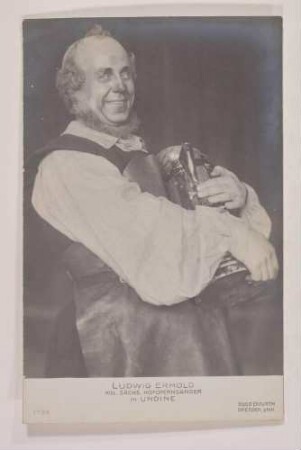 Rollenbildnis Ludwig Ermold in "Undine"