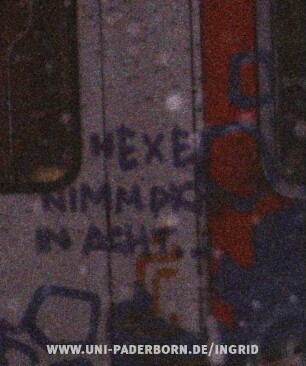 HEXE NIMM DICH IN ACHT..