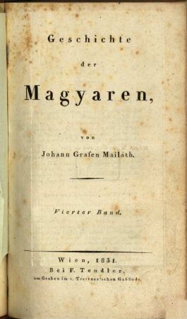 Geschichte der Magyaren. 4
