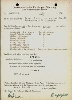 Schrode, Anton