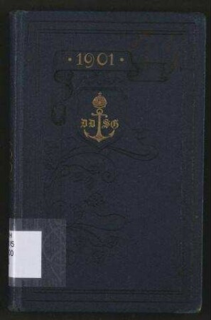 Jahrbuch des Unterstützungsfonds der Angestellten der Ersten k.k. priv. Donau-Dampfschiffahrts-Gesellschaft pro 1901. - Erster Jahrgang (neue Folge).; Jg. 1