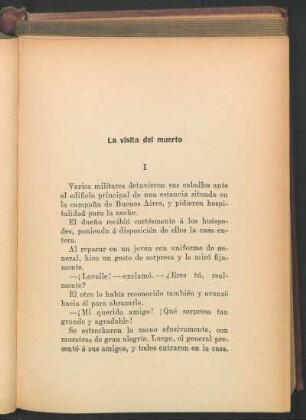 La visita del muerto