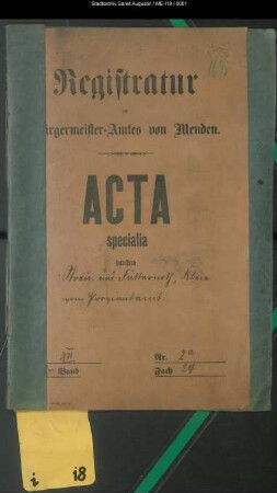Streu- und Futternot, Kleie vom Proviantamt
