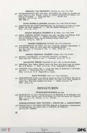 Miniaturen (Nr. 454-468)